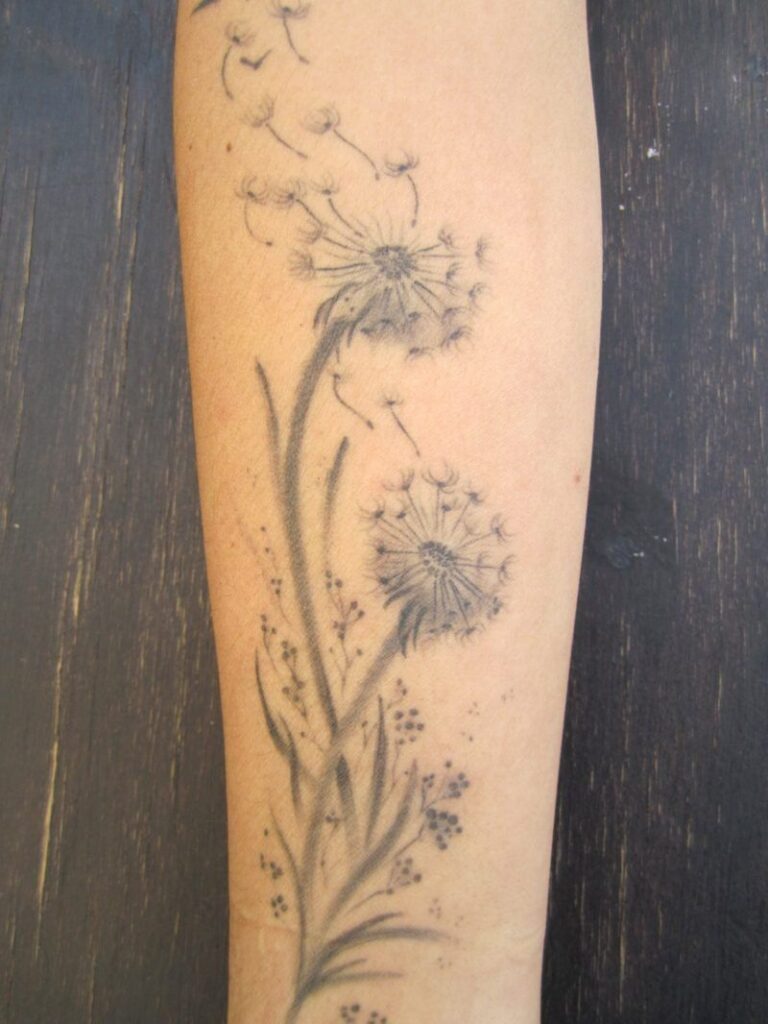 Dandelion Tattoo 161