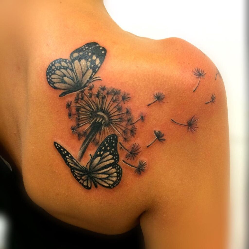 Dandelion Tattoo 166