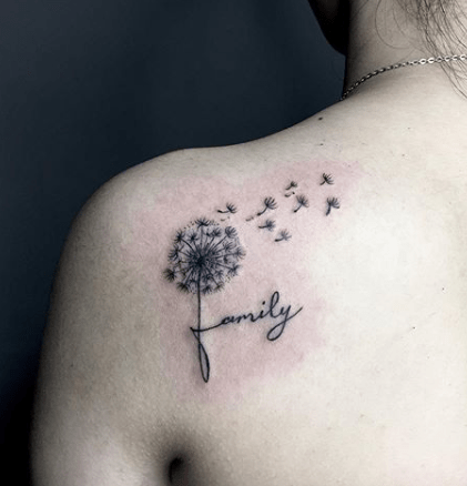 Dandelion Tattoo 17
