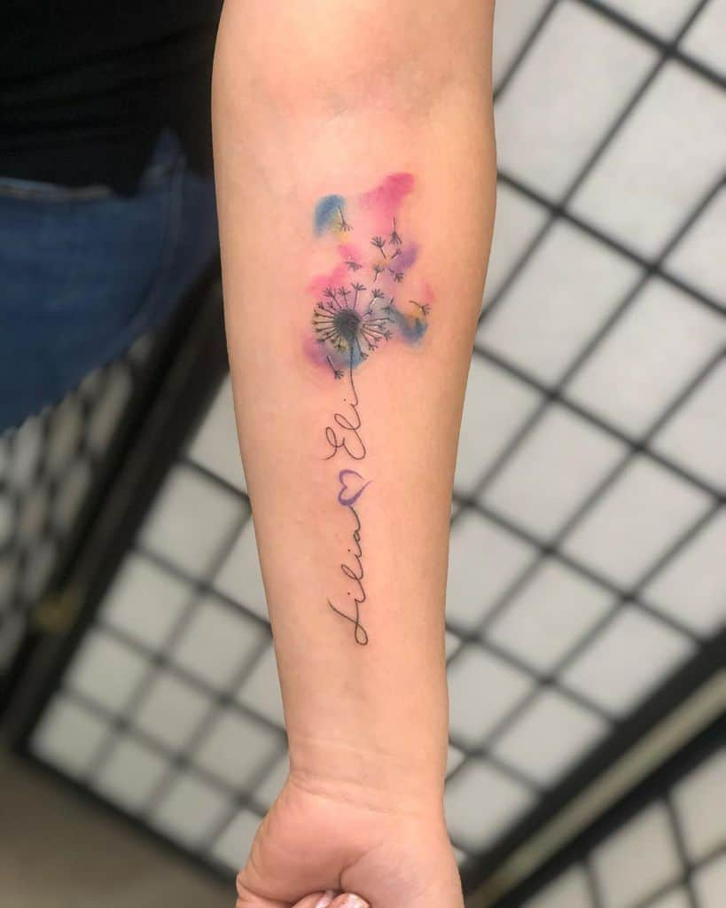 Dandelion Tattoo 18
