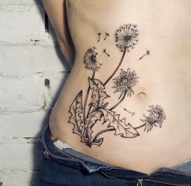 Dandelion Tattoo 19