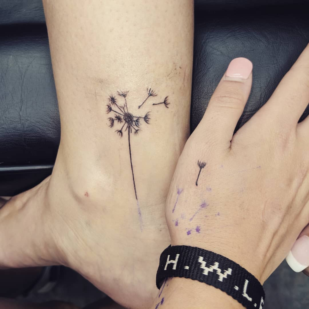 Dandelion Tattoo 3