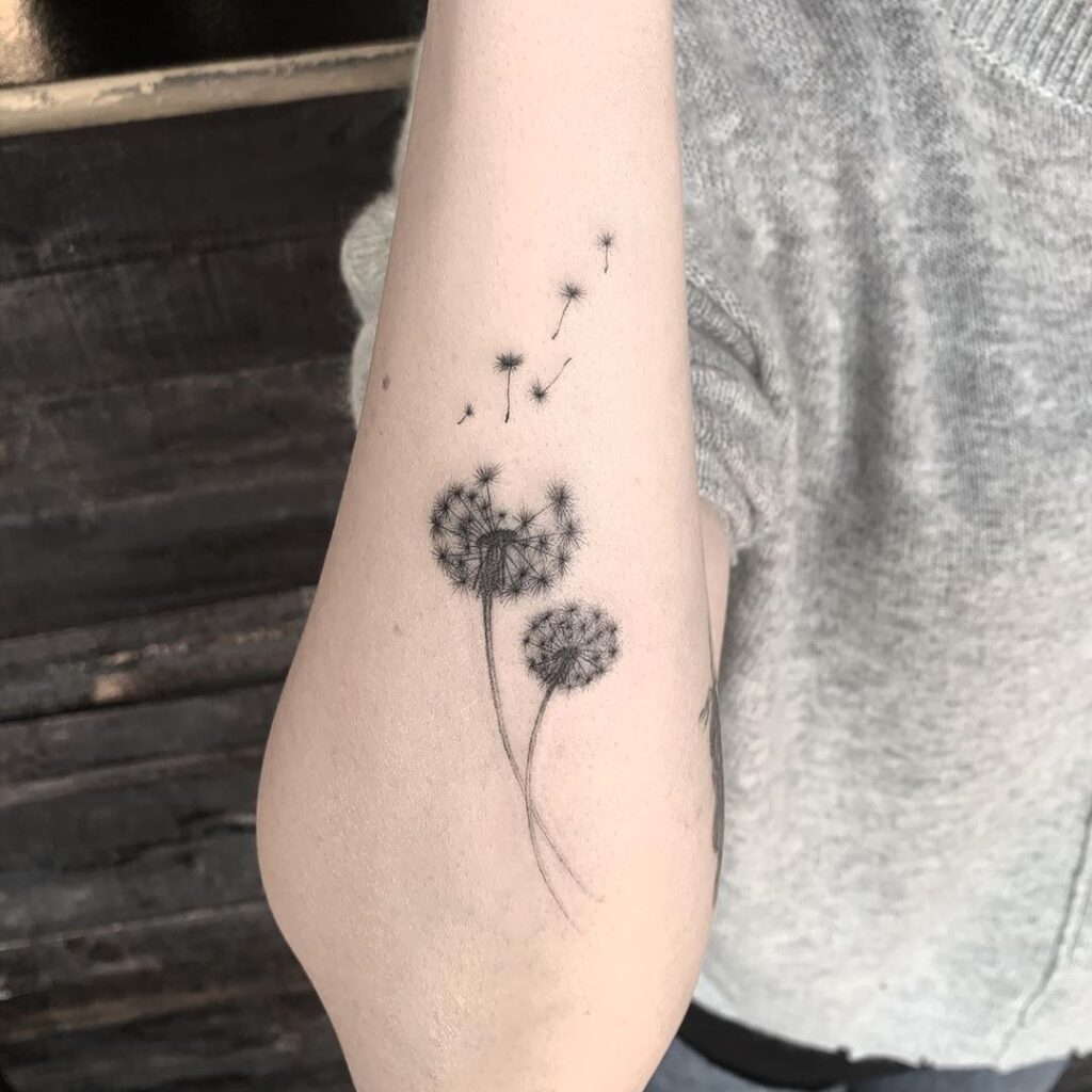 Dandelion Tattoo 32