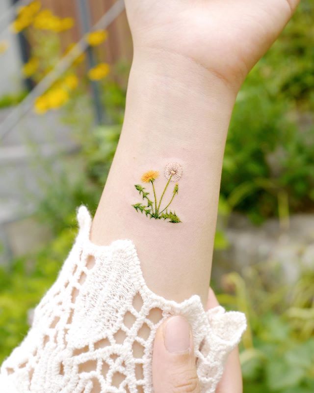 Dandelion Tattoo 37