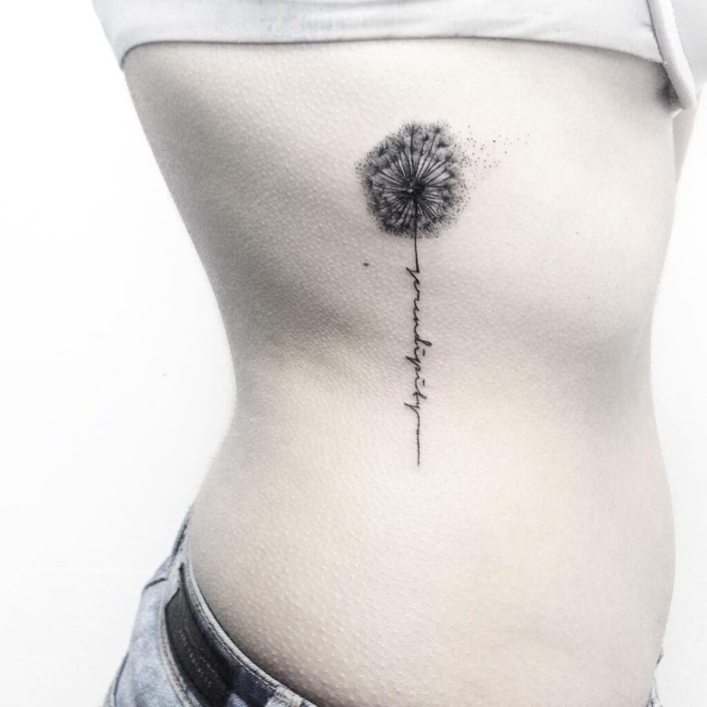 Dandelion Tattoo 46