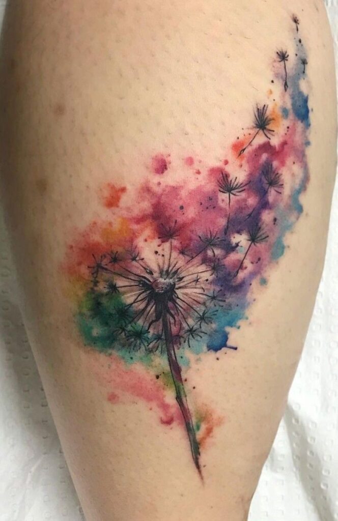 Dandelion Tattoo 75