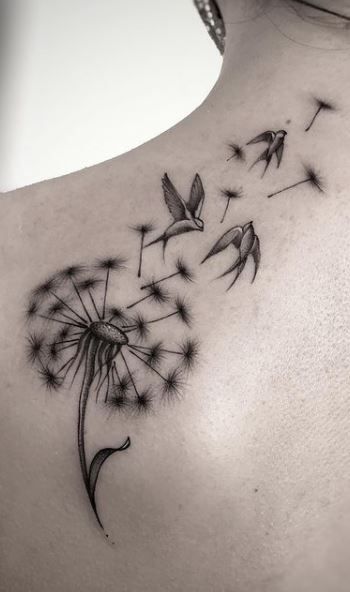 Dandelion Tattoo 99