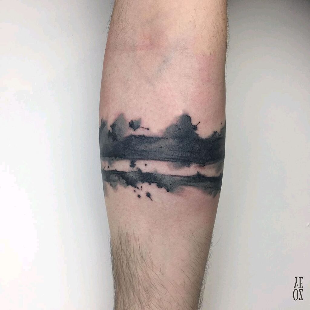 bicep band tattoos