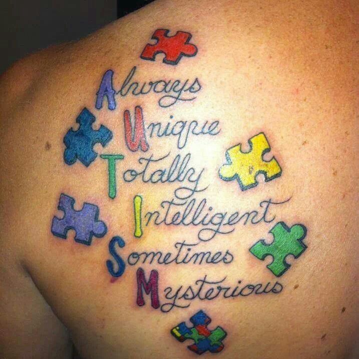 Autism Tattoos Awareness 72