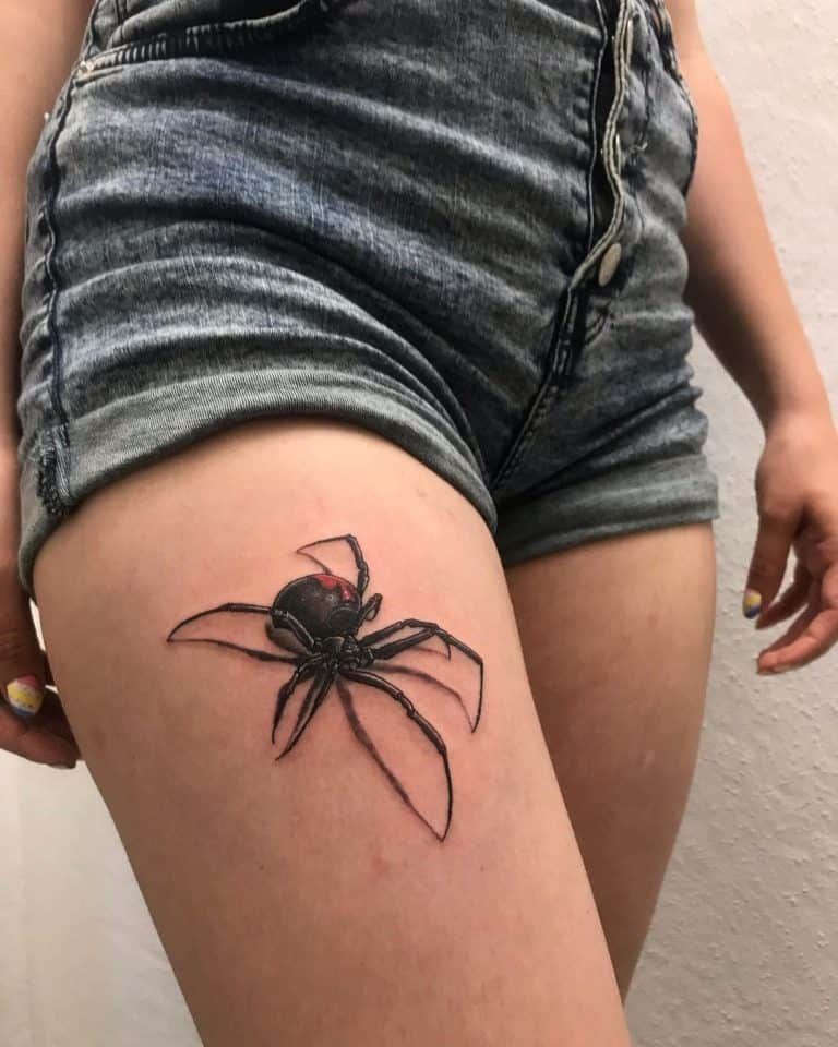 Black Widow Tattoos 103