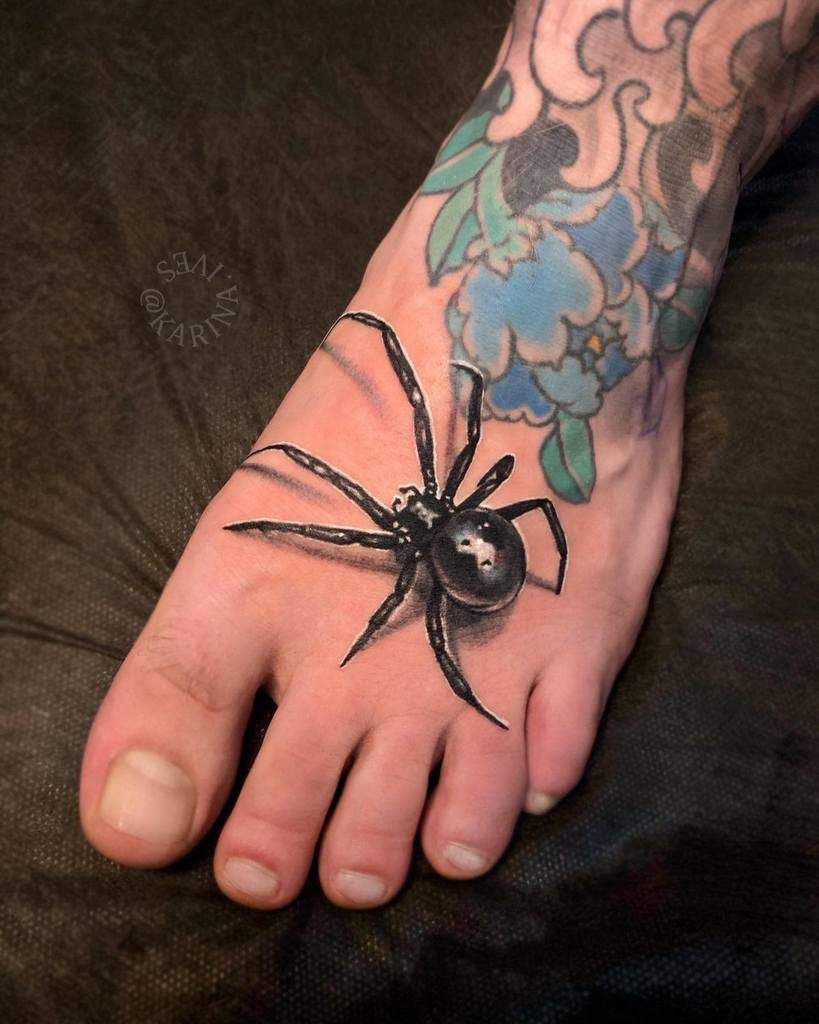 Black Widow Tattoos 110
