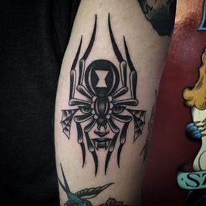 Black Widow Tattoos 113