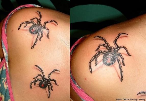 Black Widow Tattoos 22