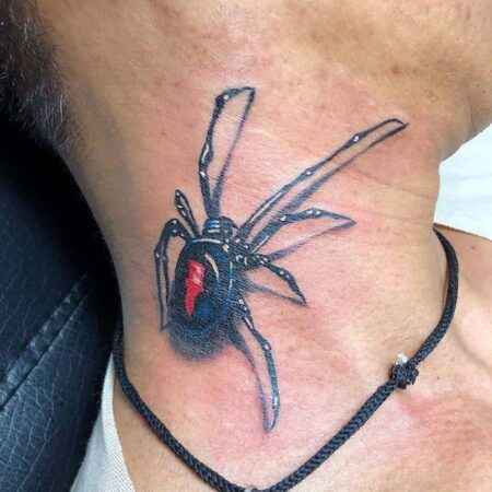 190 Black Widow Tattoo Designs With Meaning 2022 TattoosBoyGirl   Black Widow Tattoos 26 450x450 