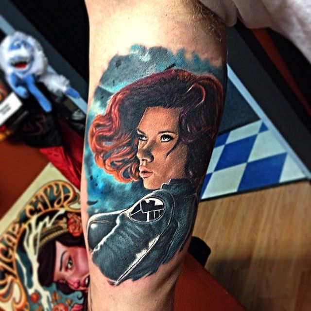 Black Widow Tattoos 3