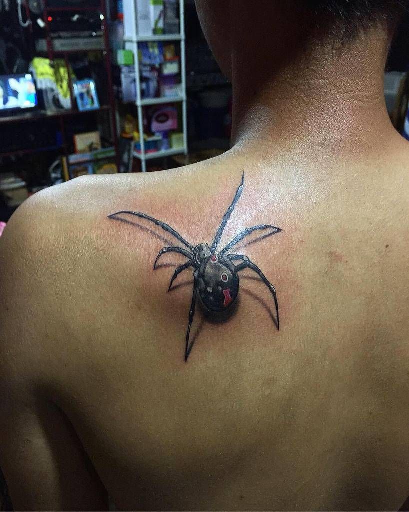 Black Widow Tattoos 35