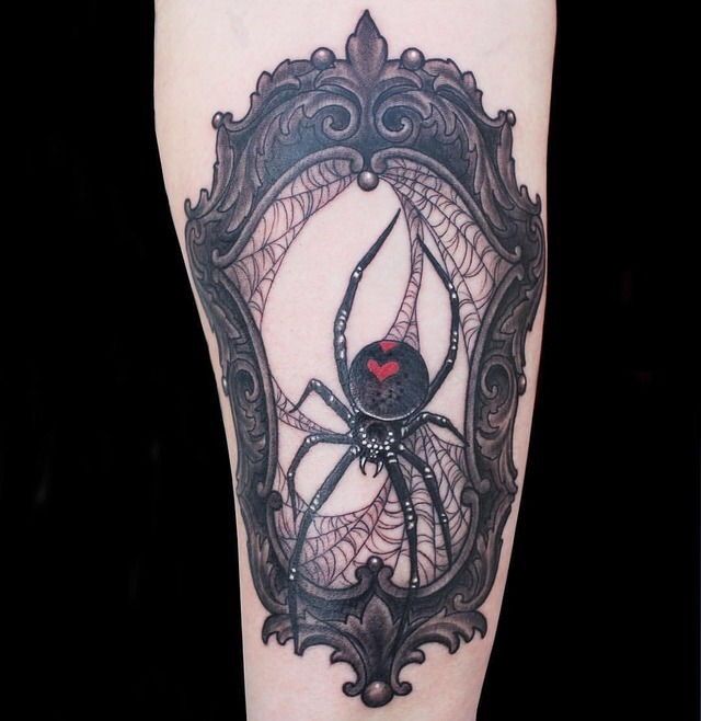 Black Widow Tattoos 43