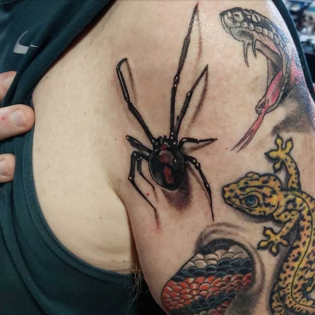 Black Widow Tattoos 44