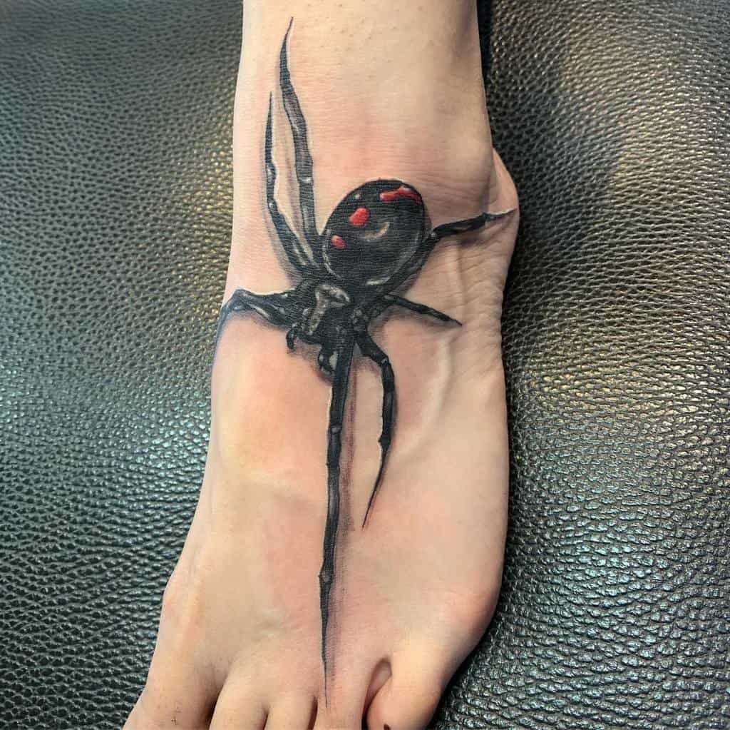 Black Widow Tattoos 9
