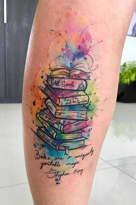 Tatuajes de libros 34