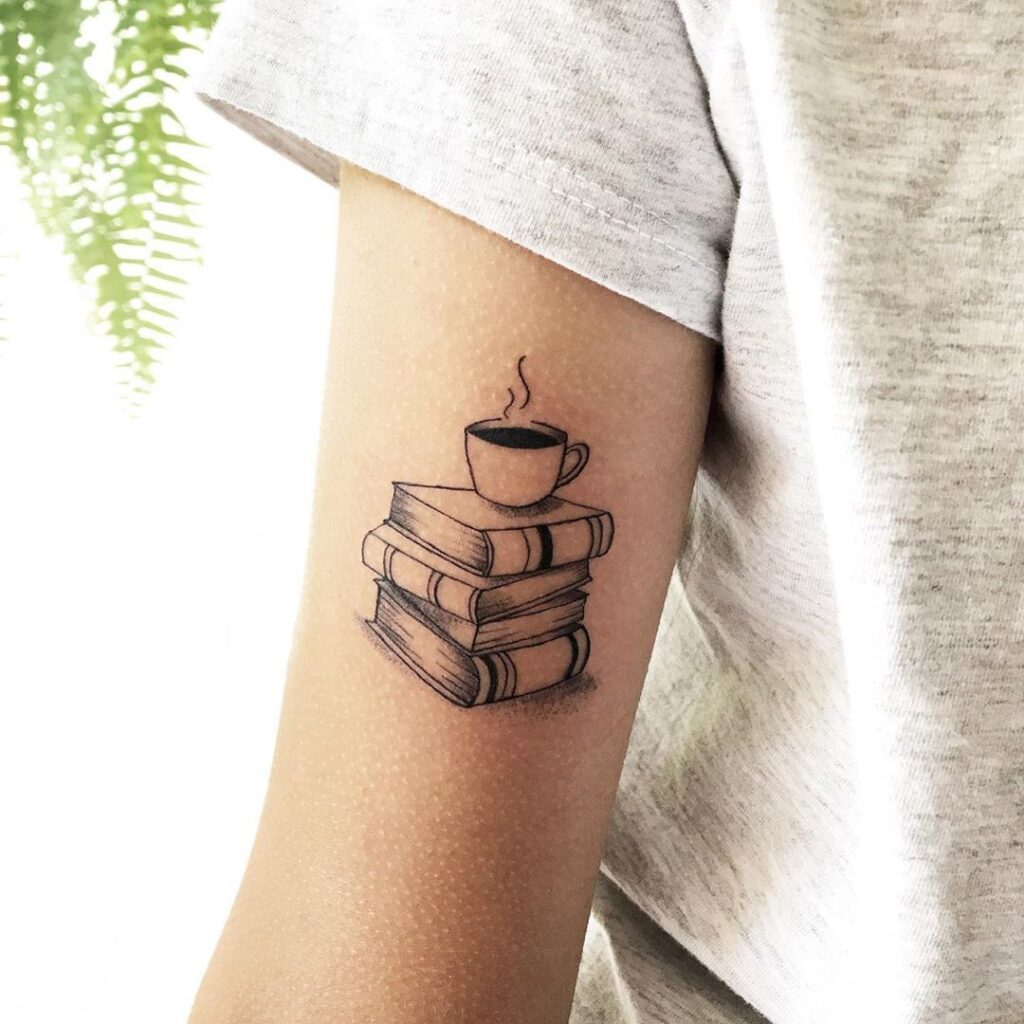 Learn 92+ about book and coffee tattoo super hot .vn