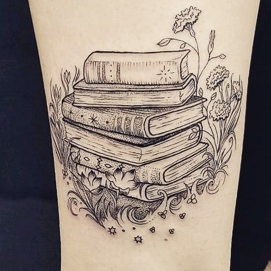 Tatuajes de libros 59