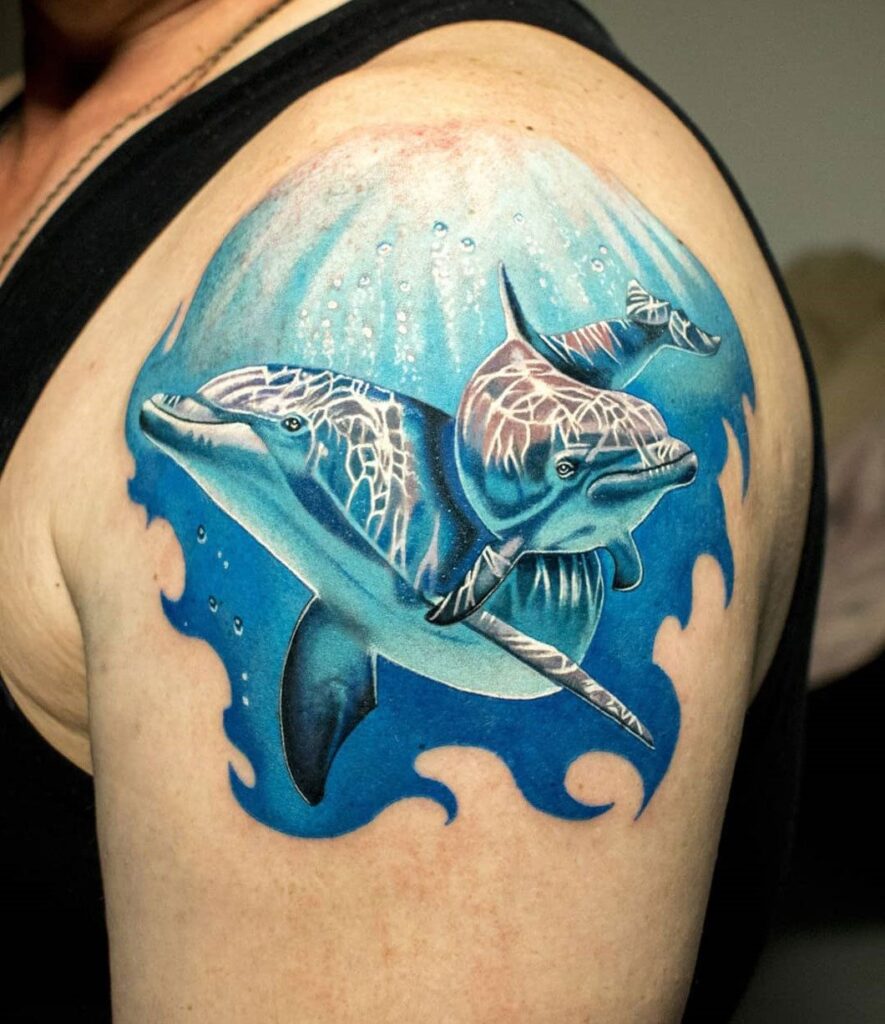 Tatuajes de delfines 111