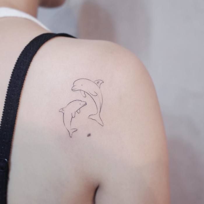 Tatuajes de delfines 149