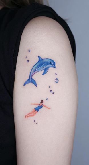 Tatuajes de delfines 28
