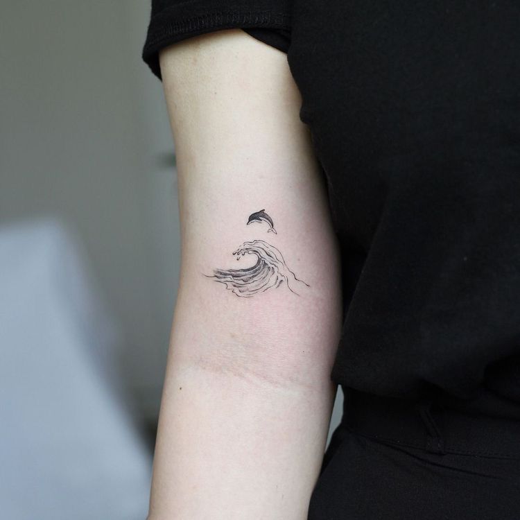 Tatuajes de delfines 64
