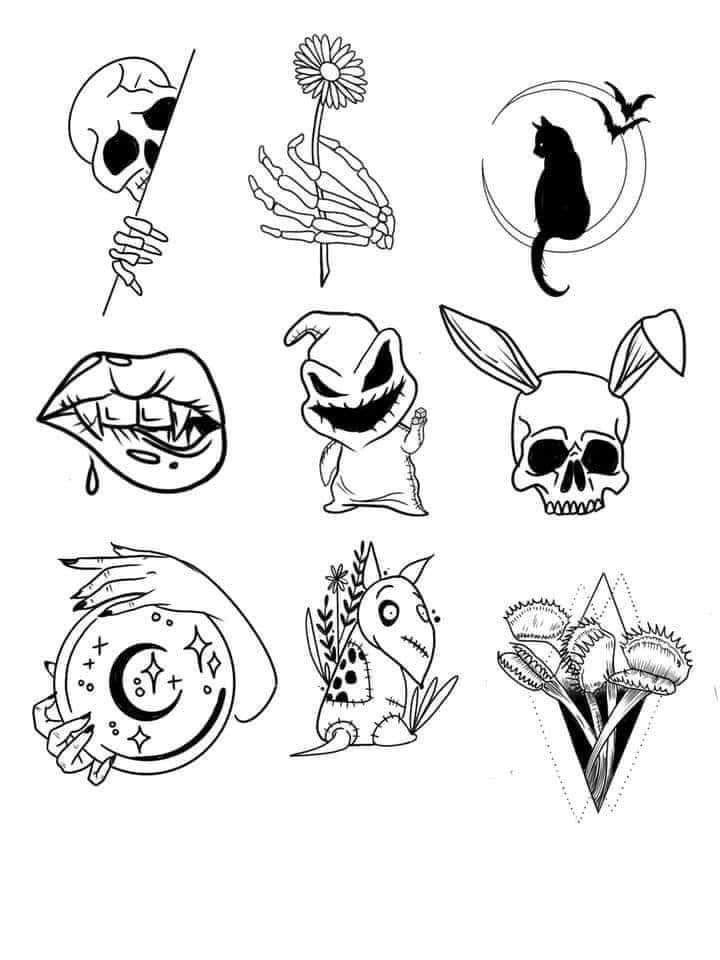 Top 73 cute tattoo flash  thtantai2