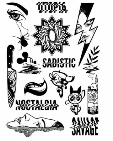 Simple Random Flash Tattoos 270+ Simple Flash Tattoos Designs (2022) Best Temporary Ink ...
