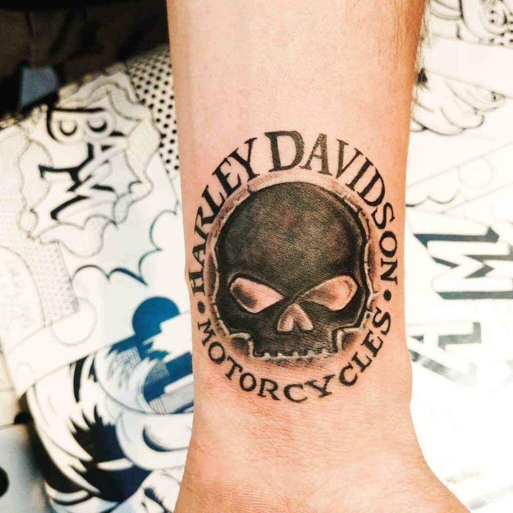 Harley Davidson Tattoos 140