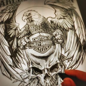 Harley Davidson Tattoos 158