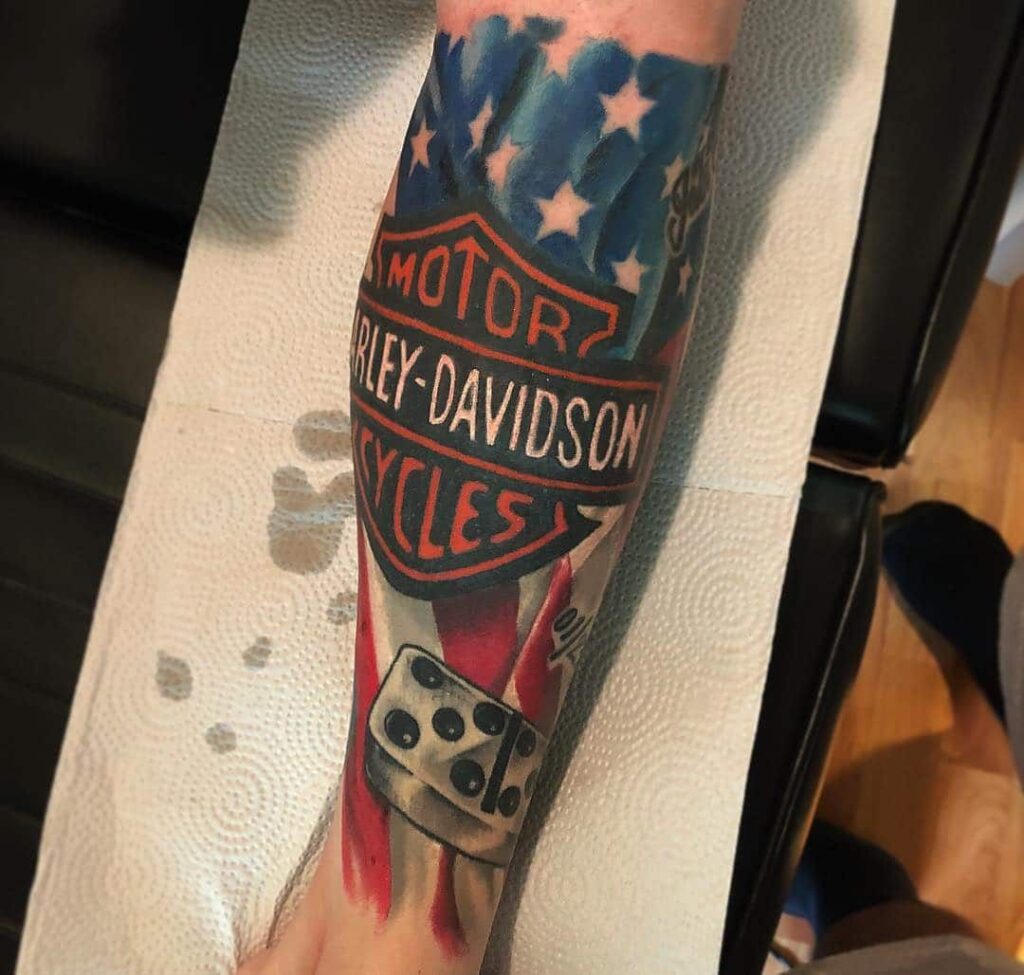 Harley Davidson Tattoos 17
