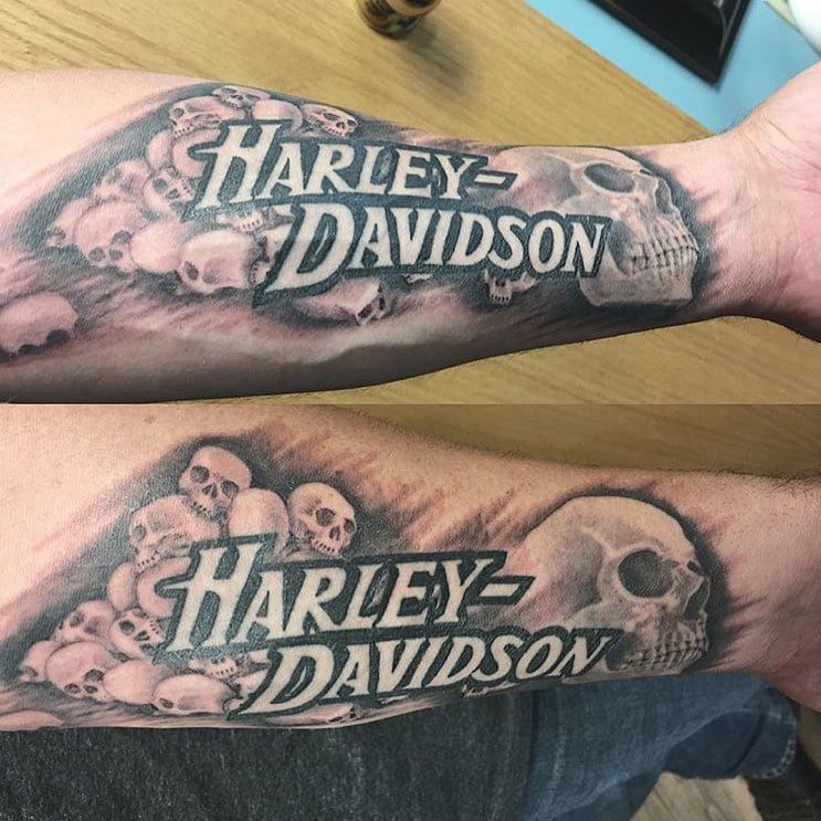 Harley Davidson Tattoos 30