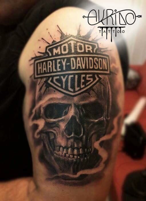 Harley Davidson Tattoos 34