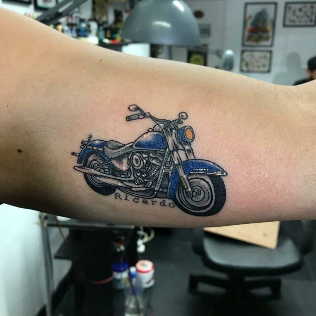 Harley davidson motorcycle tattoo