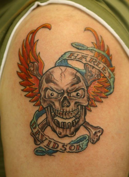 Harley Davidson Tattoos 62
