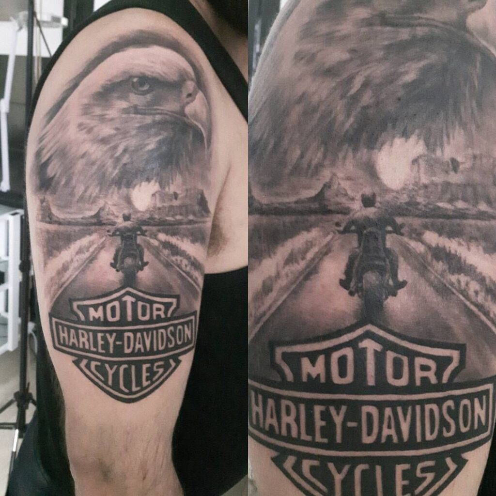 Harley Davidson Tattoos 75