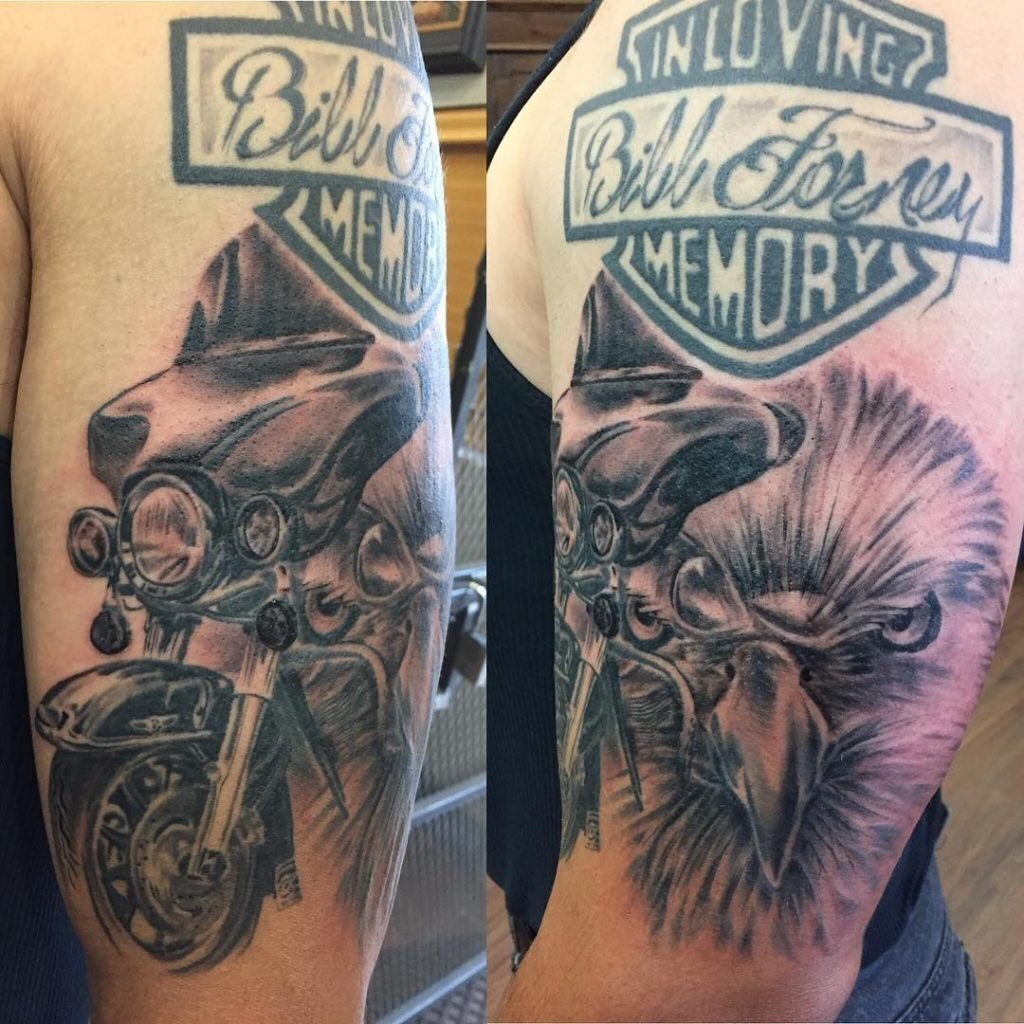 Harley Davidson Tattoos 85