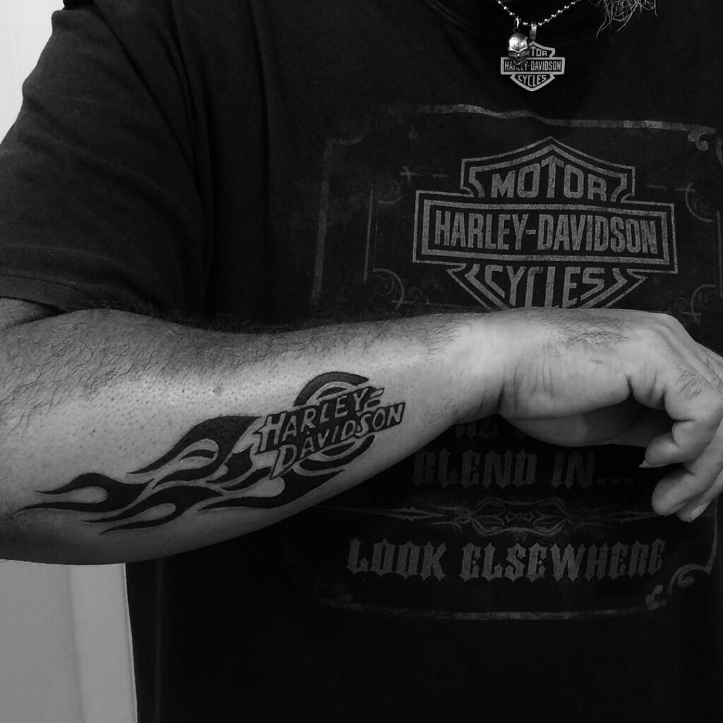 Harley Davidson Tattoos 89