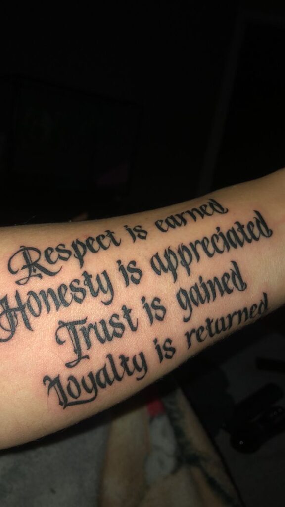 Loyalty Tattoos 24