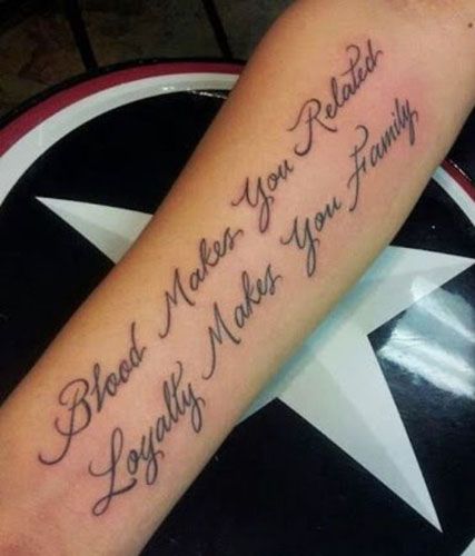 Loyalty Tattoos 77