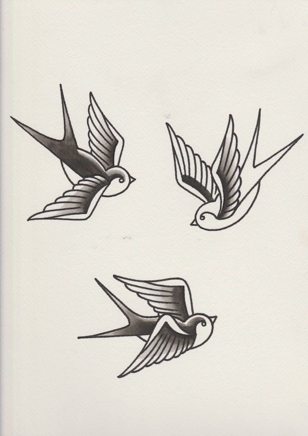 Swallow Tattoos 68