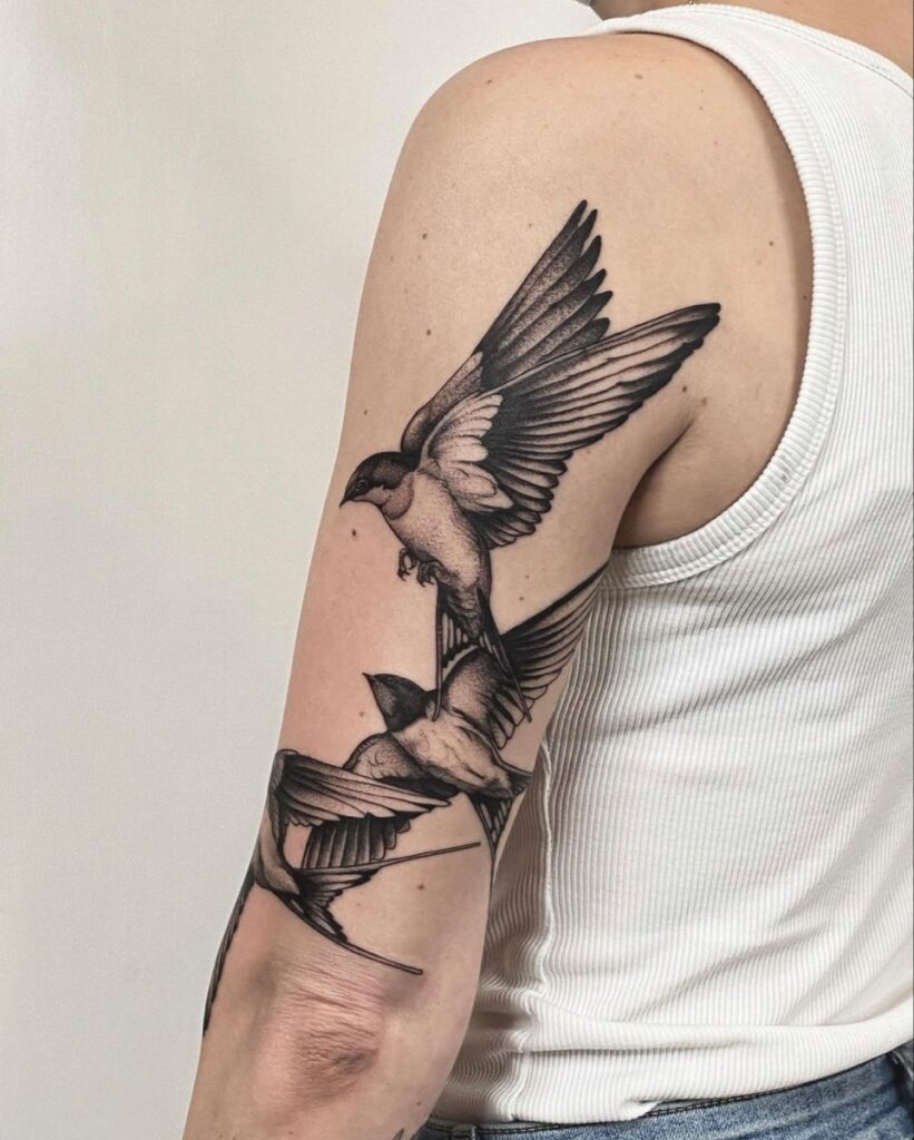 Swallow Tattoos 79