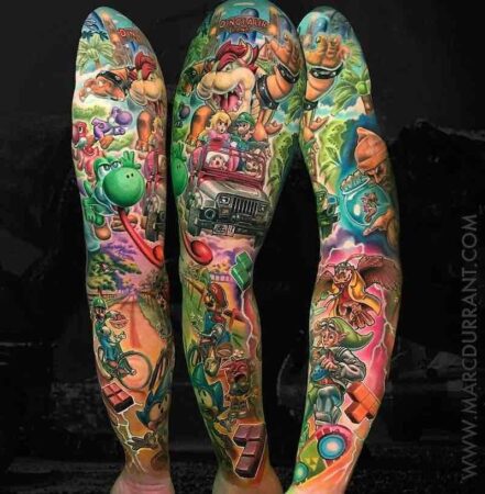 180+ Best Video Game Tattoos For Gaming Lovers (2022) - Tattoosboygirl