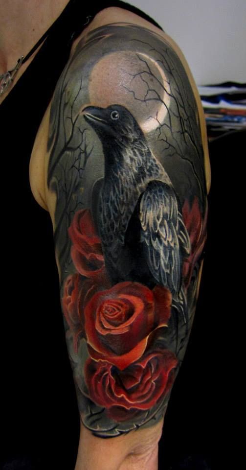 Crow Tattoos 10