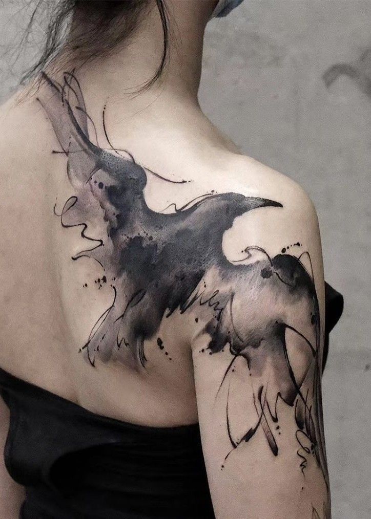 Crow Tattoos 100