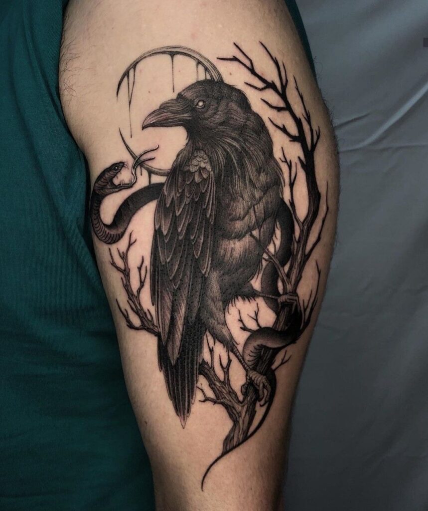 Crow Tattoos 105